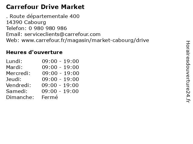 ᐅ Carrefour Drive - Horaires d'ouverture | . Le Bas ...