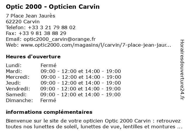 Lunettes à Carvin - Davy L'Opticien