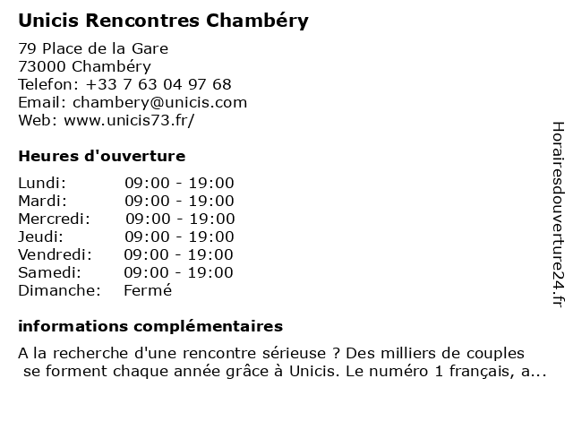 rencontre serieuse chambery