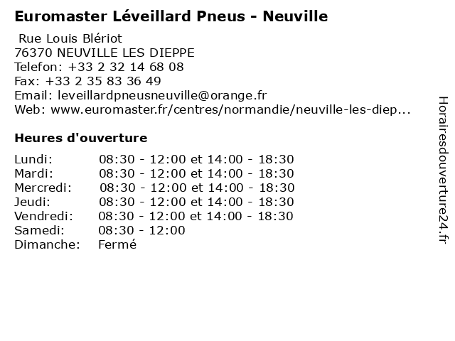 Euromaster neuville les dieppe